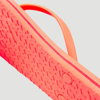 Tongs à logo Profile | Neon Coral