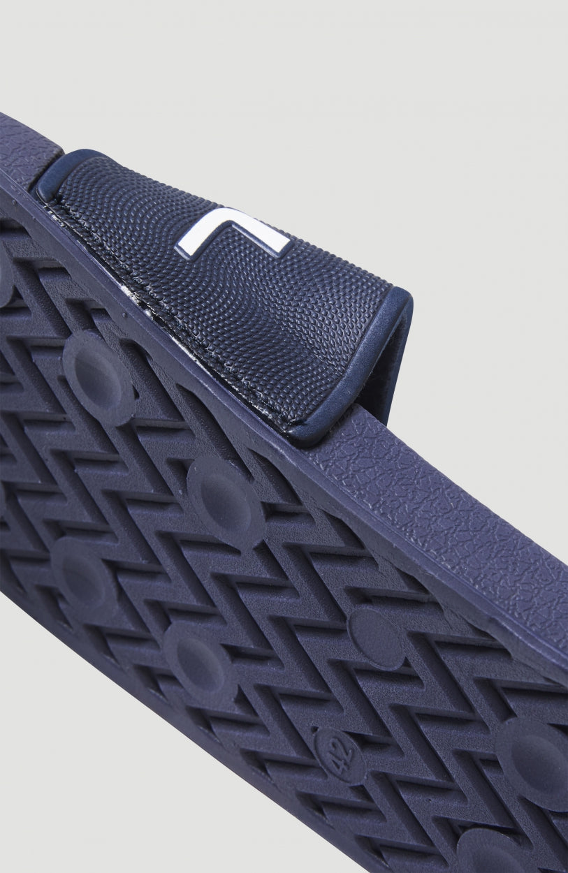 Claquettes à logo | Ink Blue