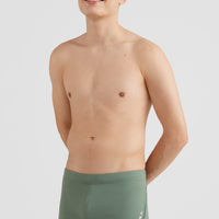 Maillot De Bain Solid | Deep Lichen Green
