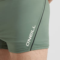 Maillot De Bain Solid | Deep Lichen Green