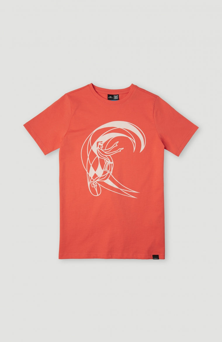 Tee-Shirt Circle Surfer | Living Coral