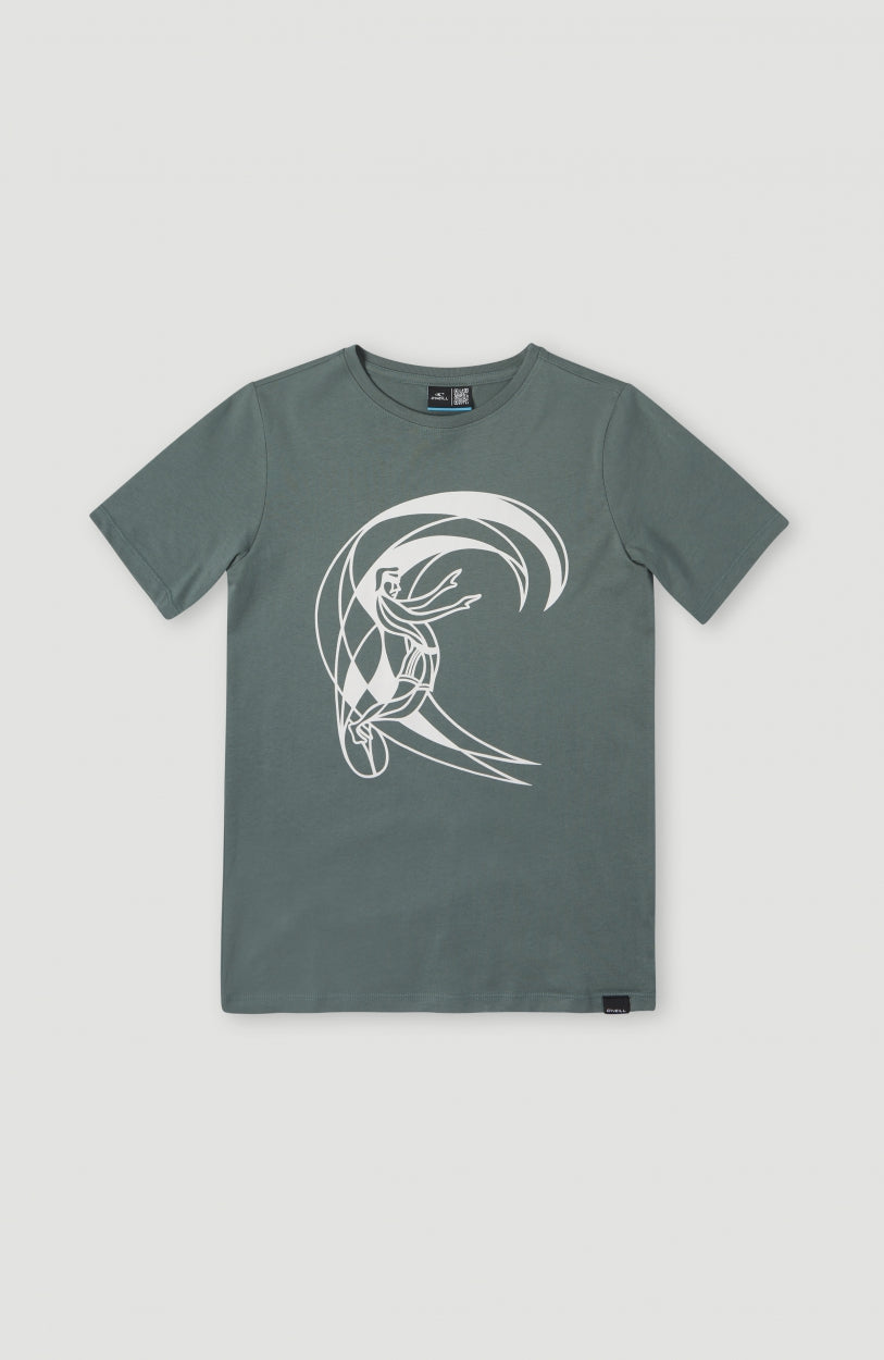 Tee-Shirt Circle Surfer | Balsam Green
